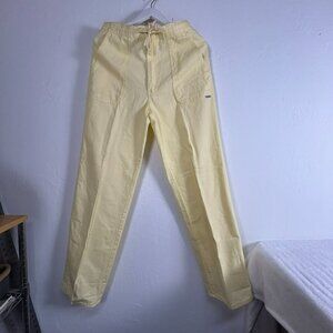 Pacific Coast Highway Women's Fade Out Straight Leg High Rise Pants Yellow 36